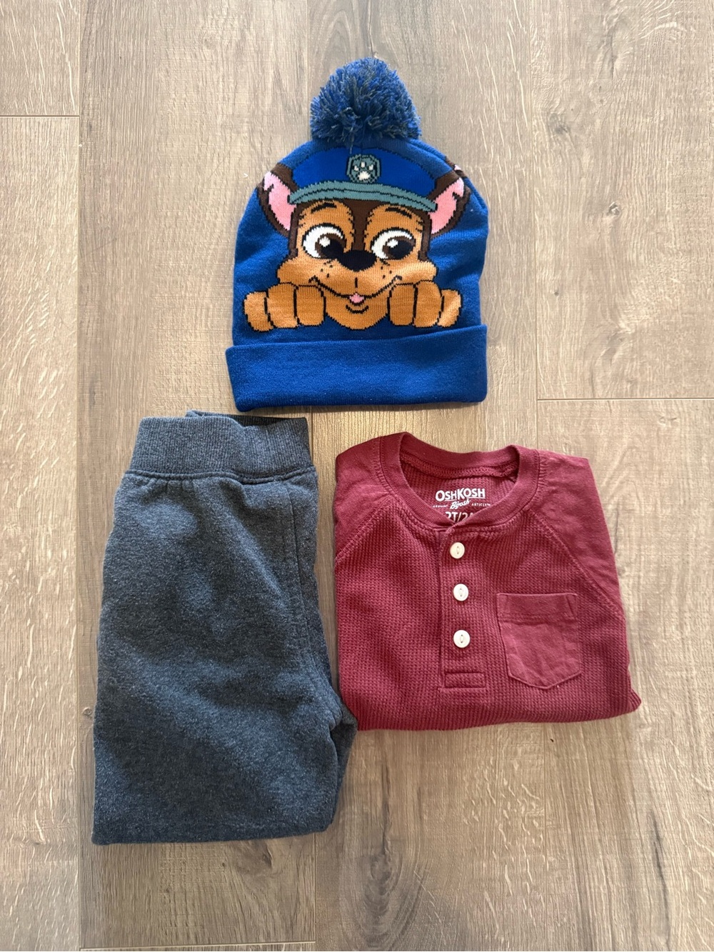 Boys 3-Piece Fall Outfit Set 2T– OshKosh, Tommy Hilfiger & Paw Patrol